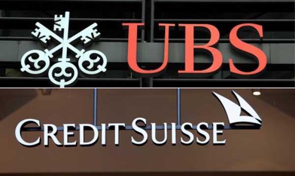 UBS  Credit Suisse     