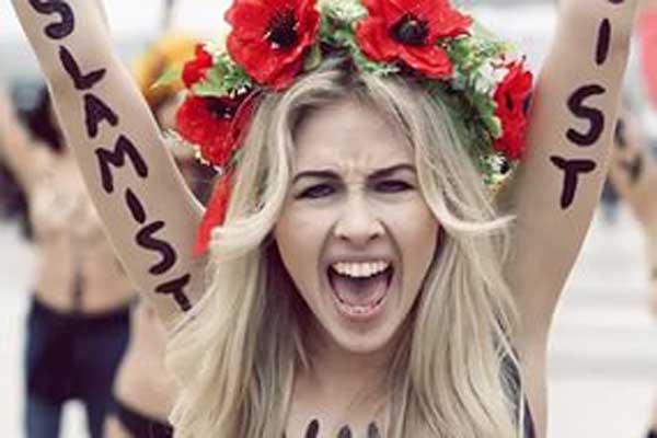 ���������� Femen ������ �� ����������� � ���� ������ � ������